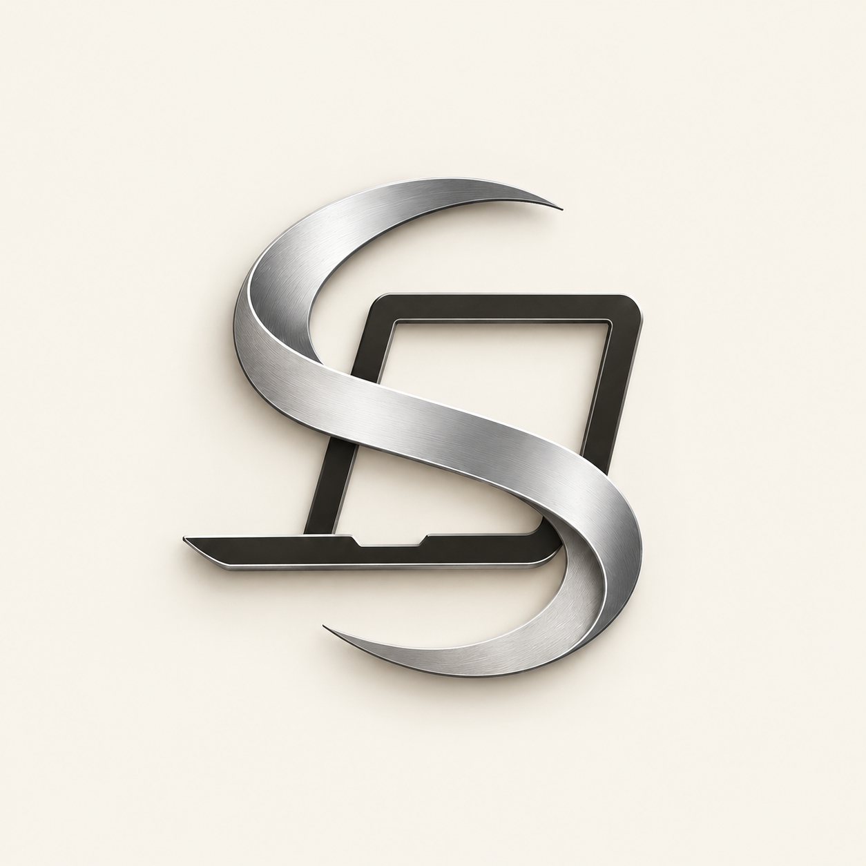 Logo sketches and edited website copy on a desk